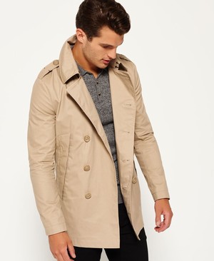 Superdry Rogue Mac Férfi Kabát Szürke | FAIMK6483